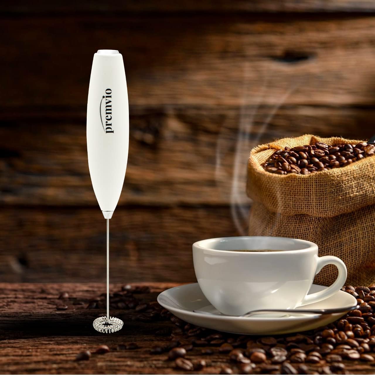 Premvio Milk Frother Battery Operated (Without Stand)